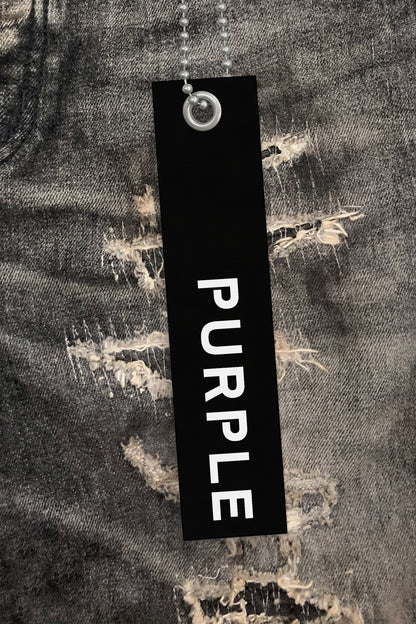 P001 LOW RISE SKINNY JEAN - Tinted Black Repair