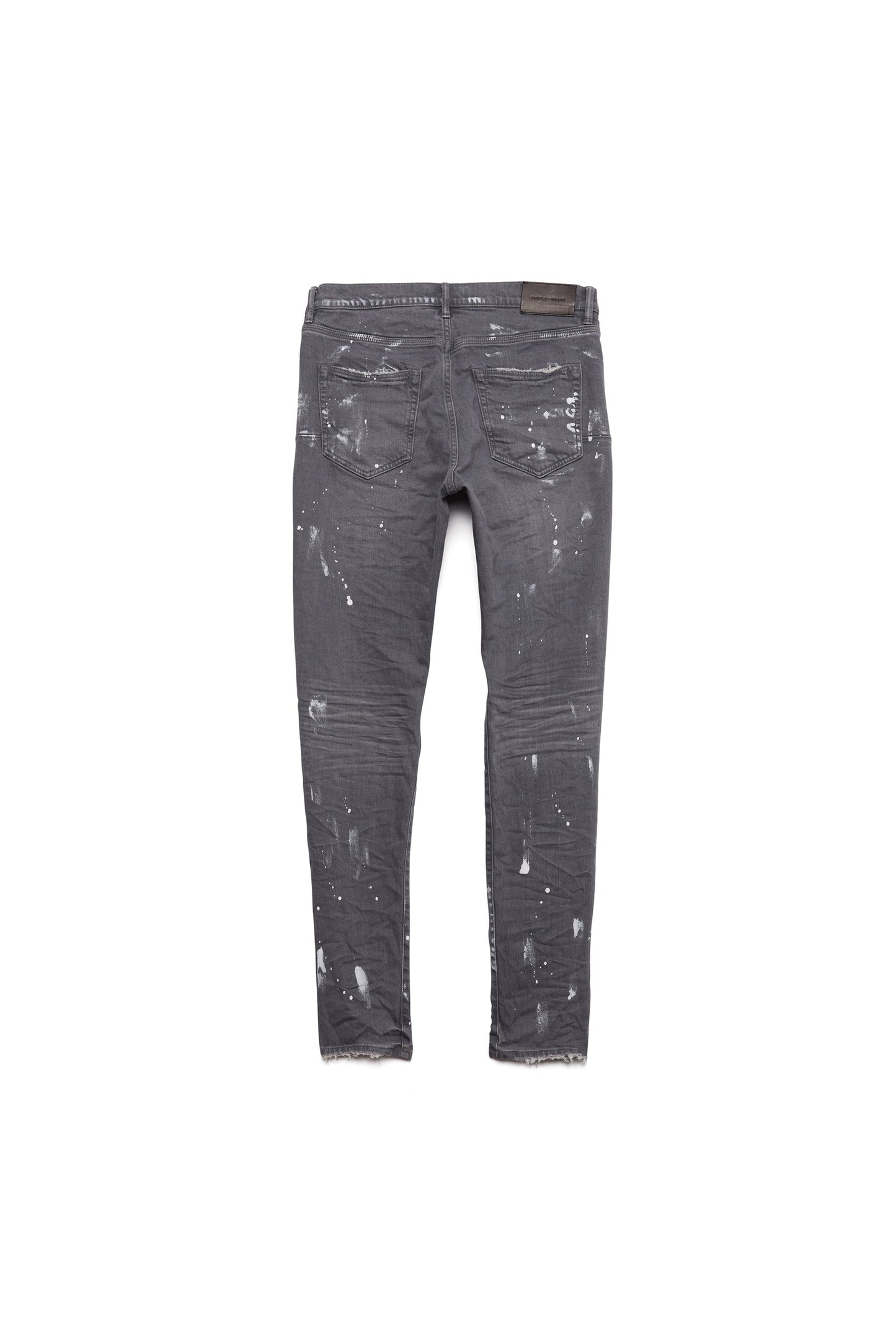 P001 Worn Grey Knee Slit