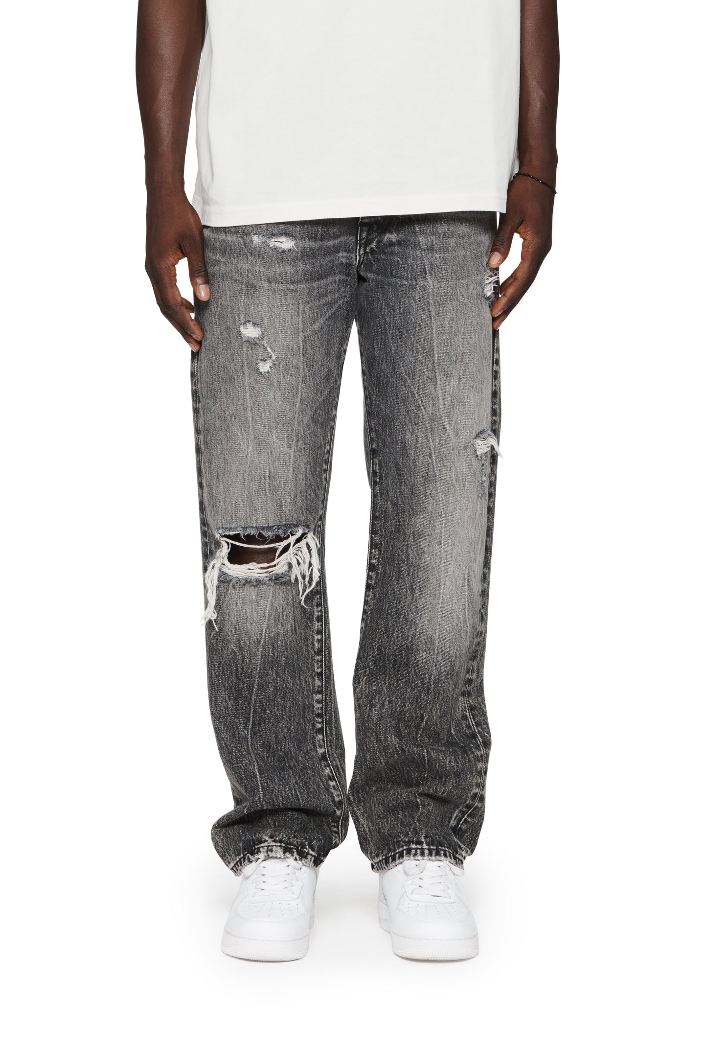 P011 Worn Grey Stone Wash