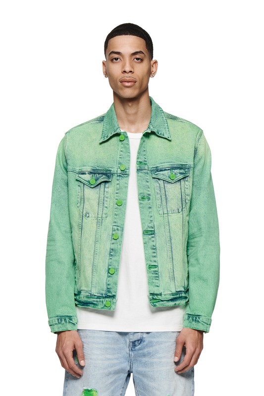 P024 Shadow Upper Cut Trucker Jacket