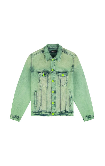 P024 Shadow Upper Cut Trucker Jacket