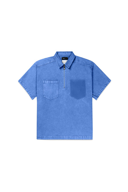 Oversized Zip Up Polo
