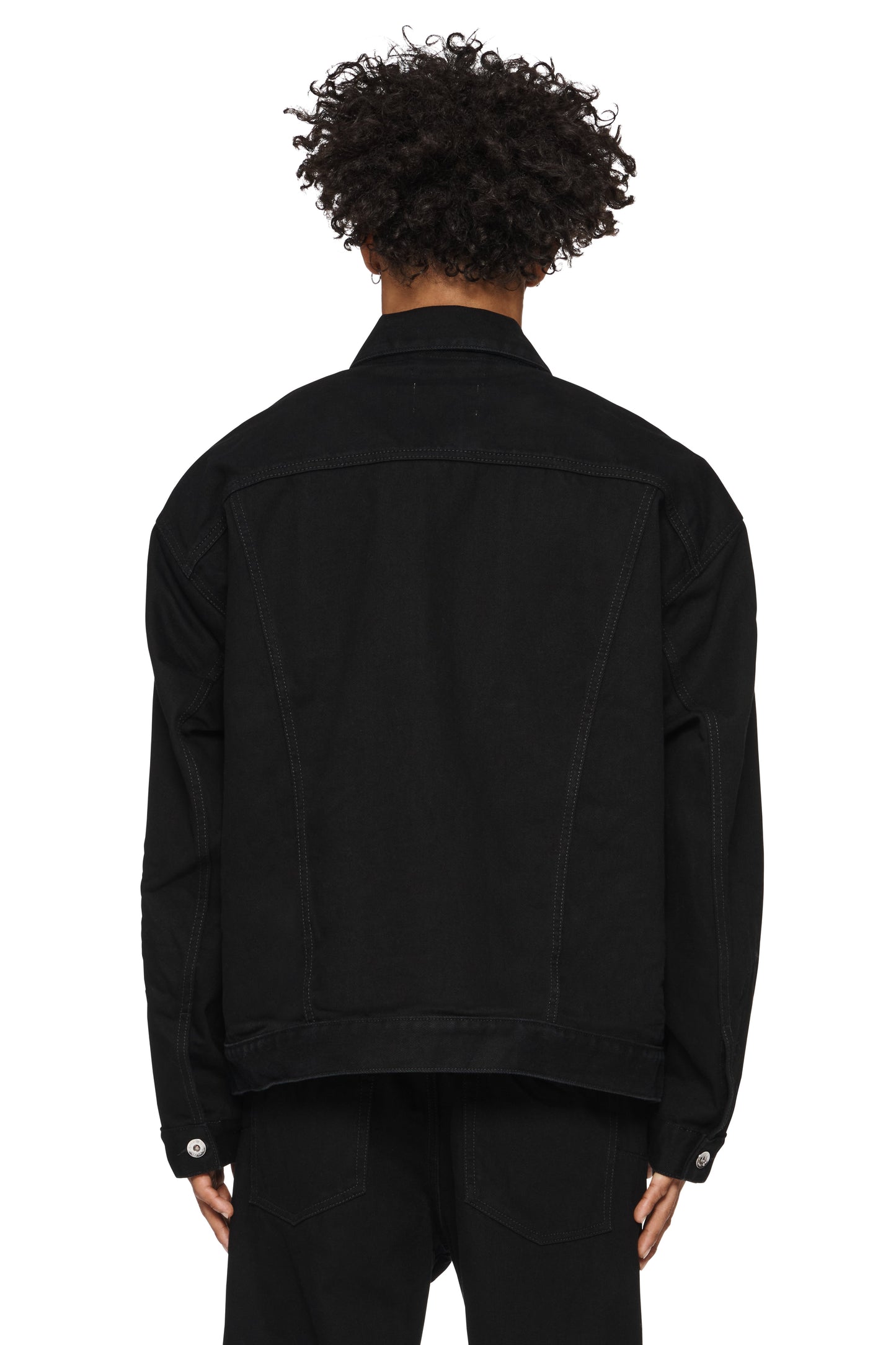 P048 OVERSIZED JACKET - Black