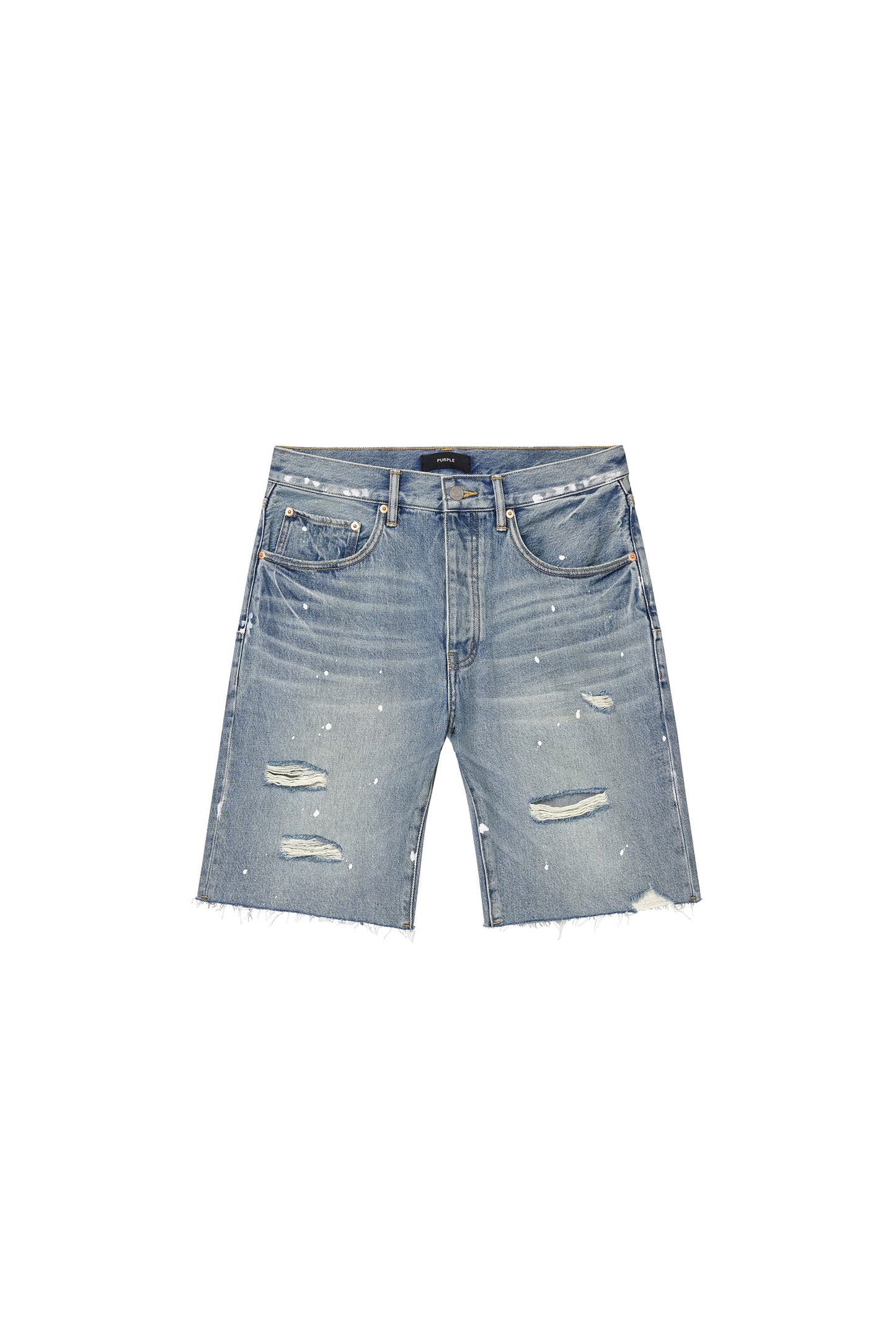 P059 Painterly Rip Short
