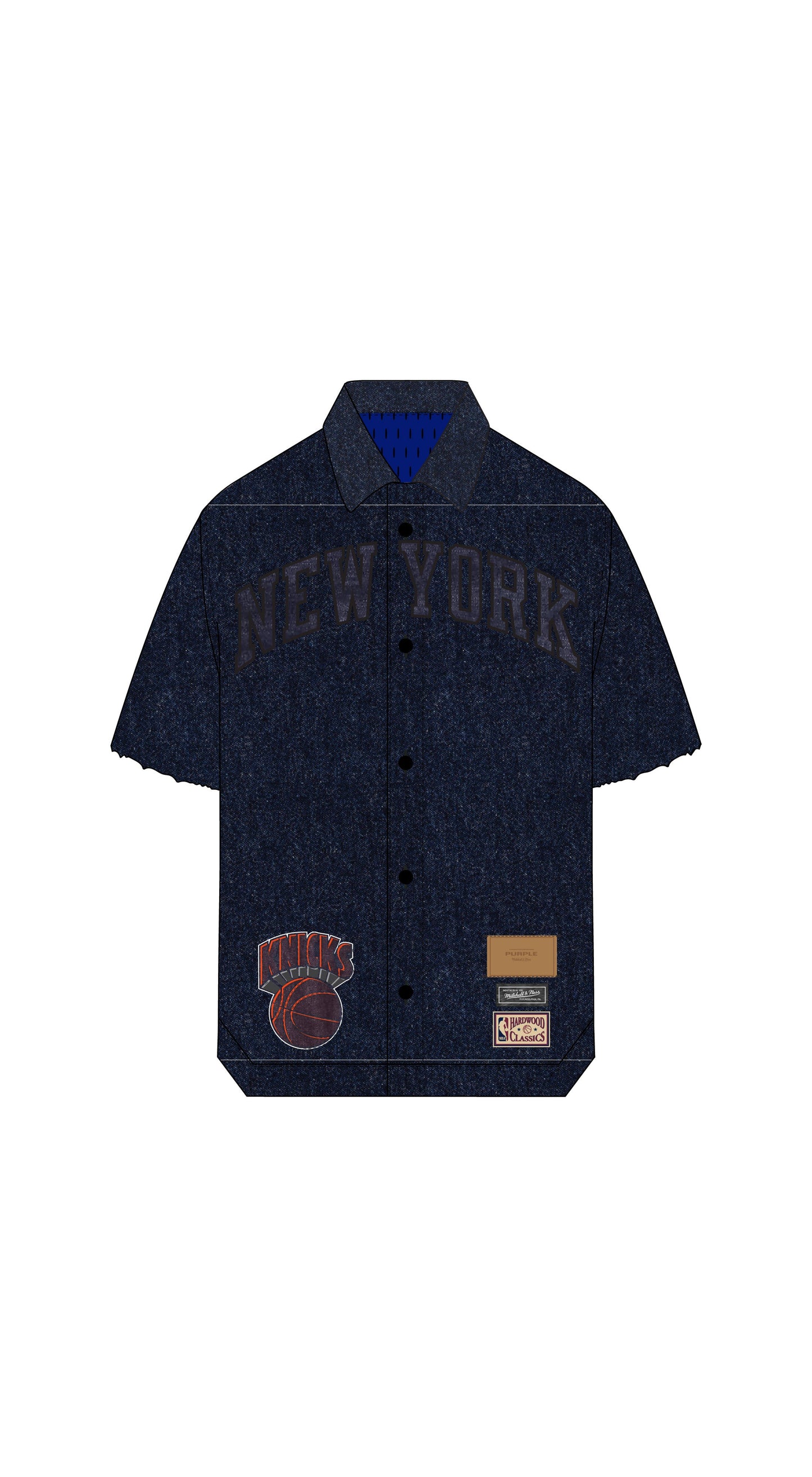 NY Knicks Snap Shirt