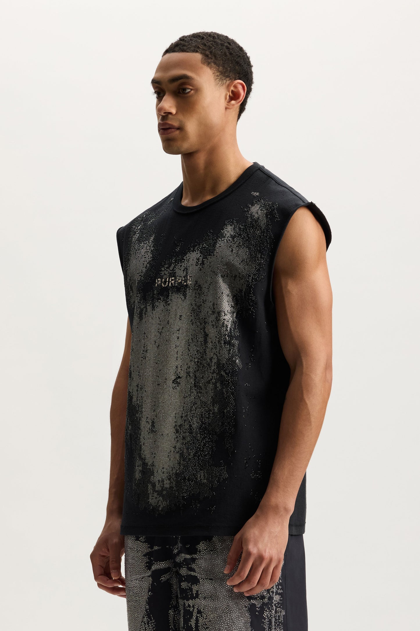 Worn Crystals Tank Top