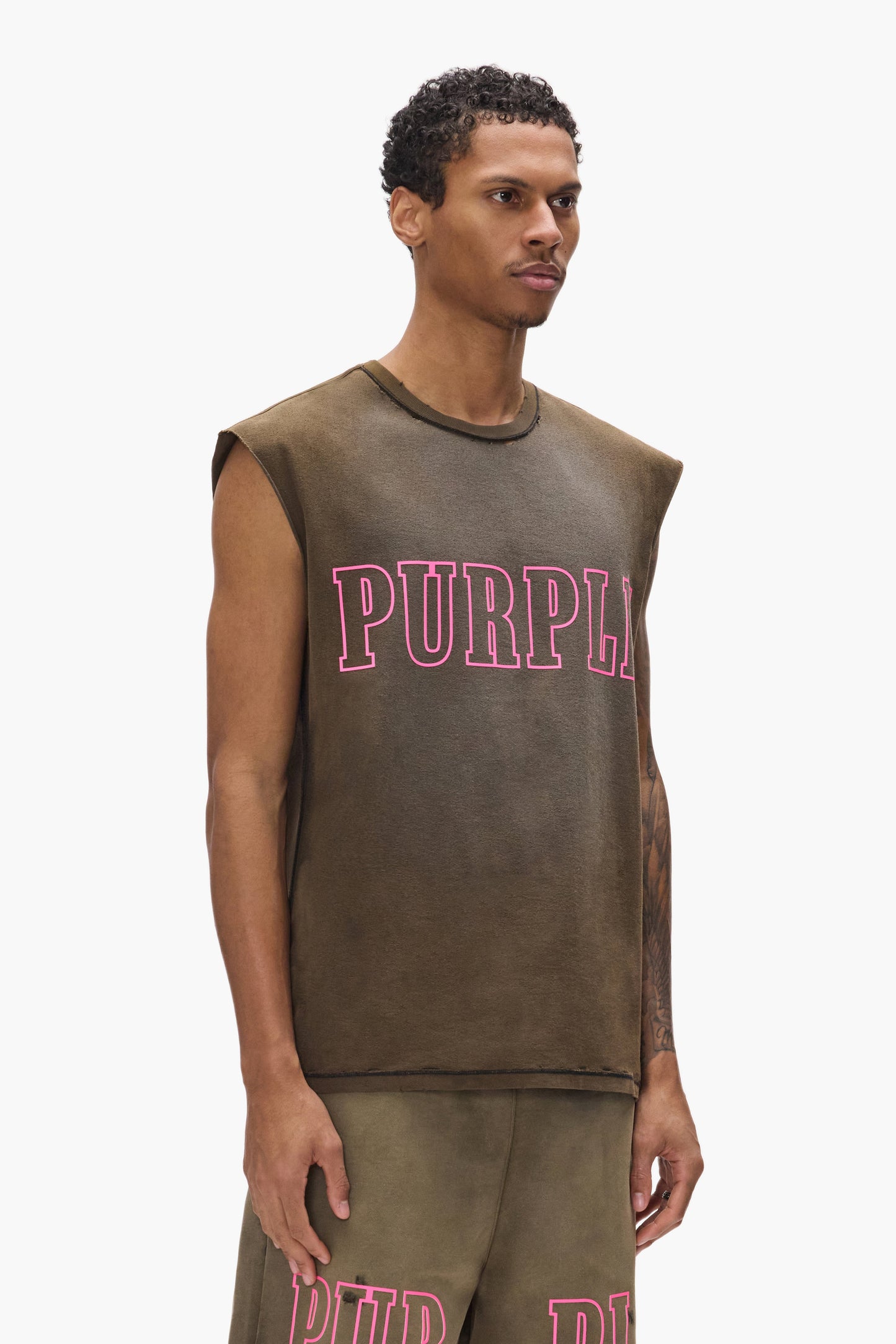Slab Outline Tank Top