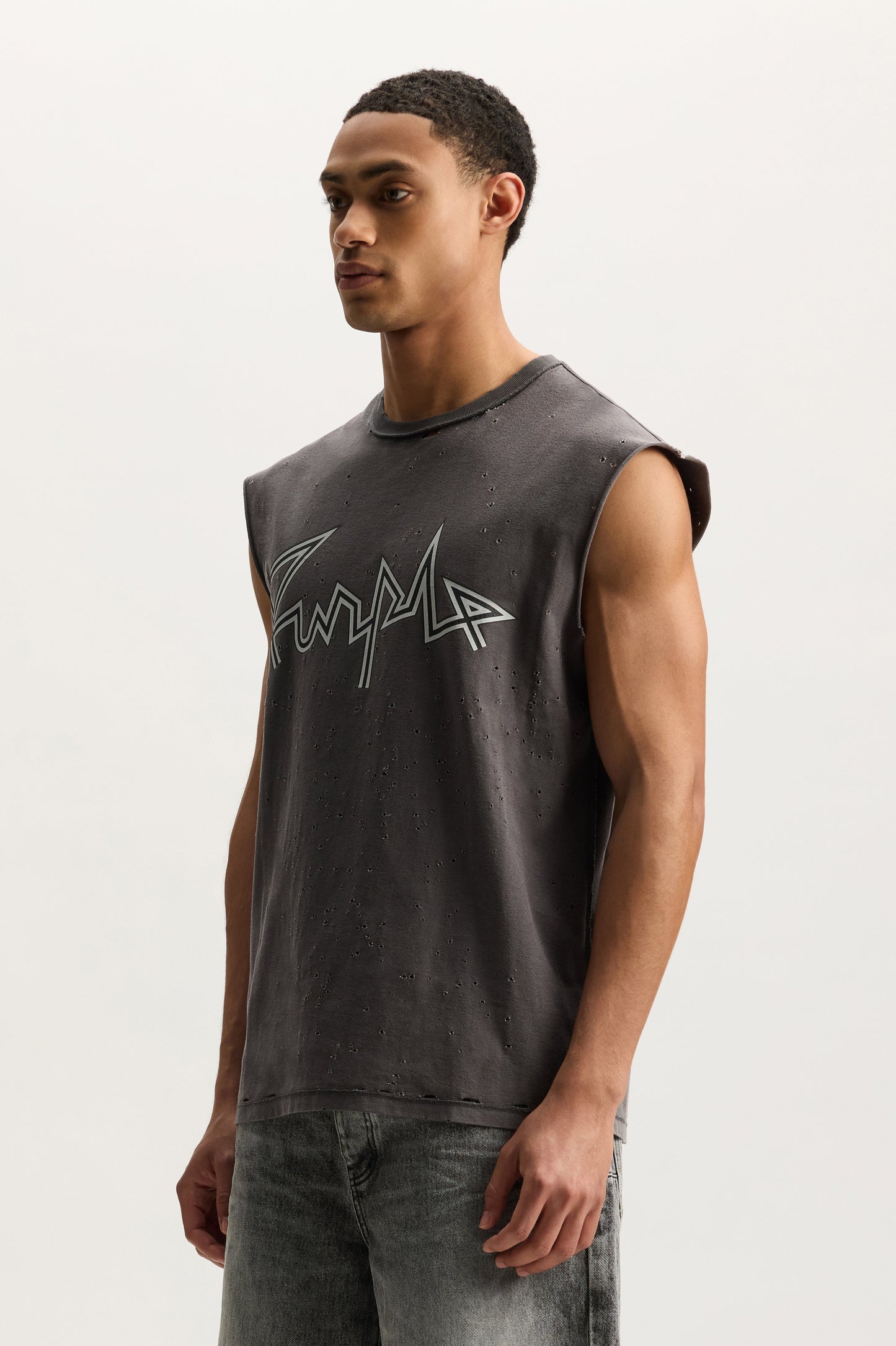 Voltage Script Tank Top