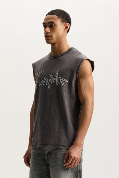 Voltage Script Tank Top