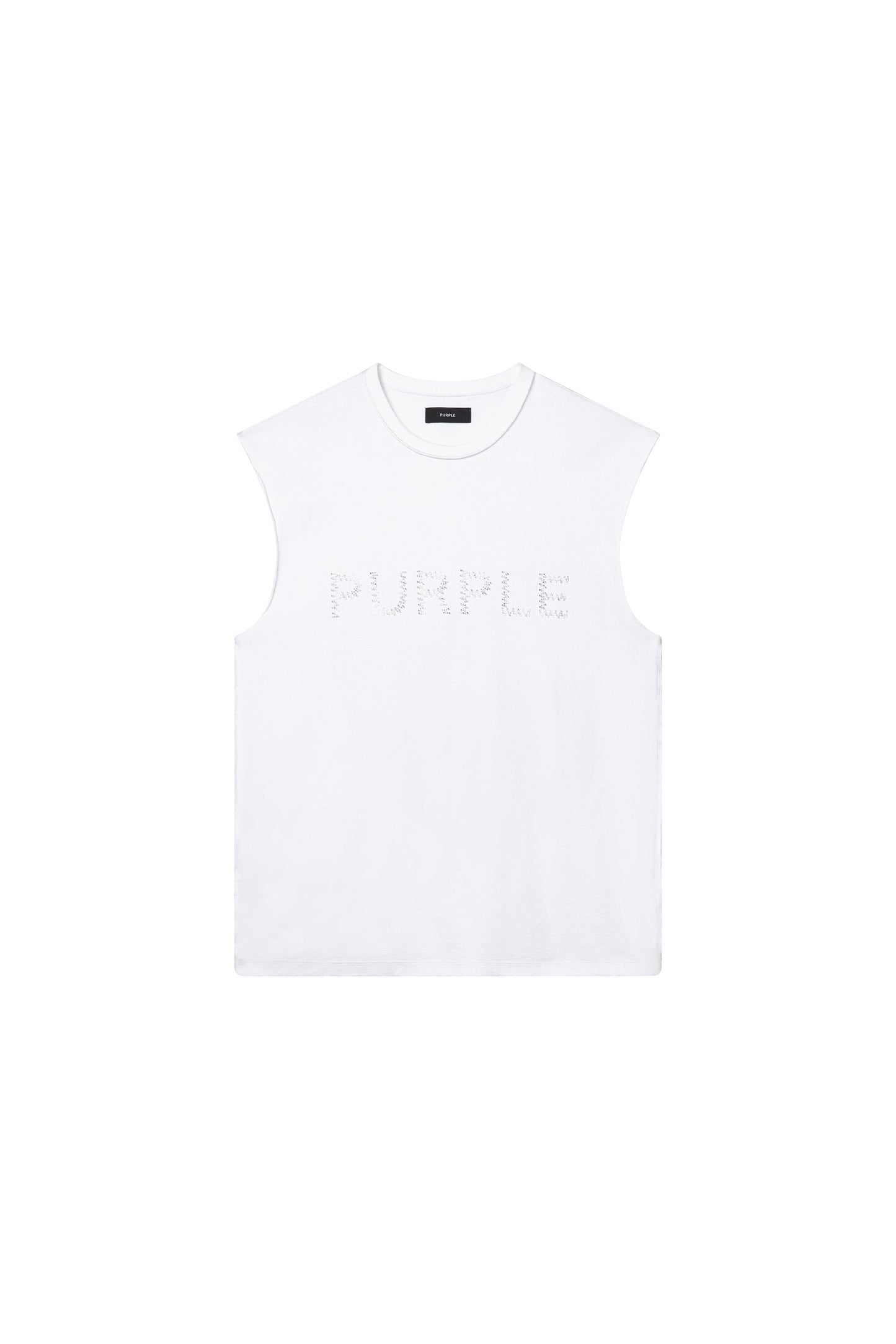 Beaded Wordmark Tank Top