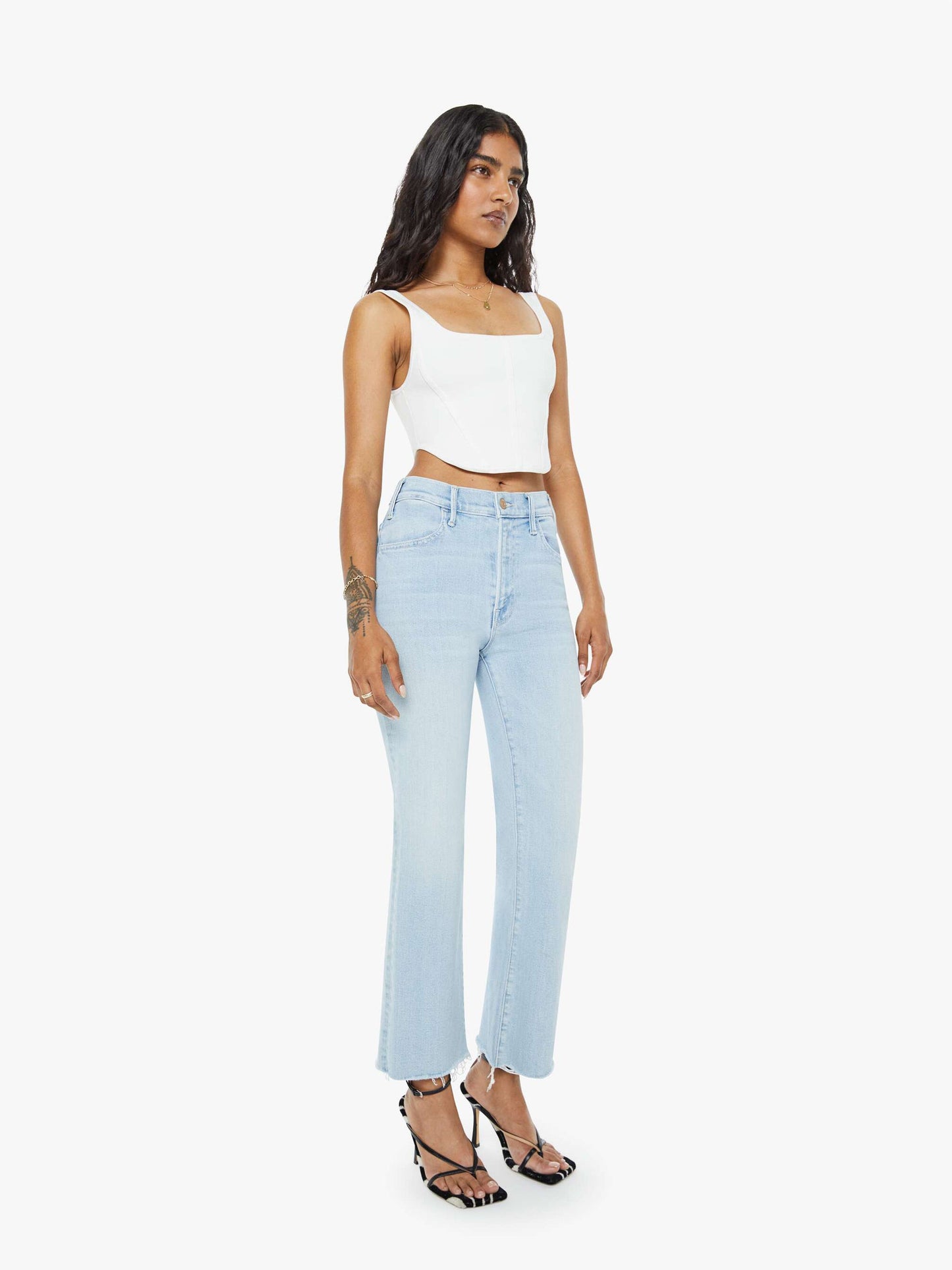 PETITES The Lil Hustler Ankle Fray - Ball's In Your Court