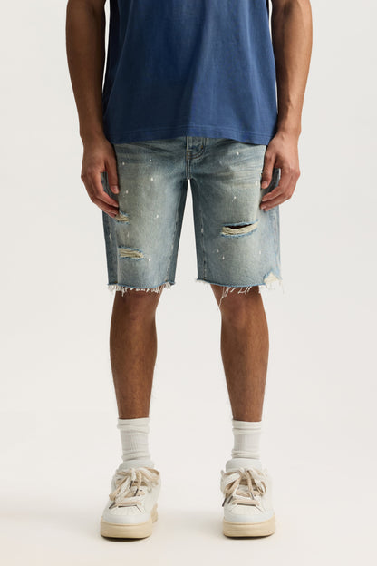 P059 Painterly Rip Short