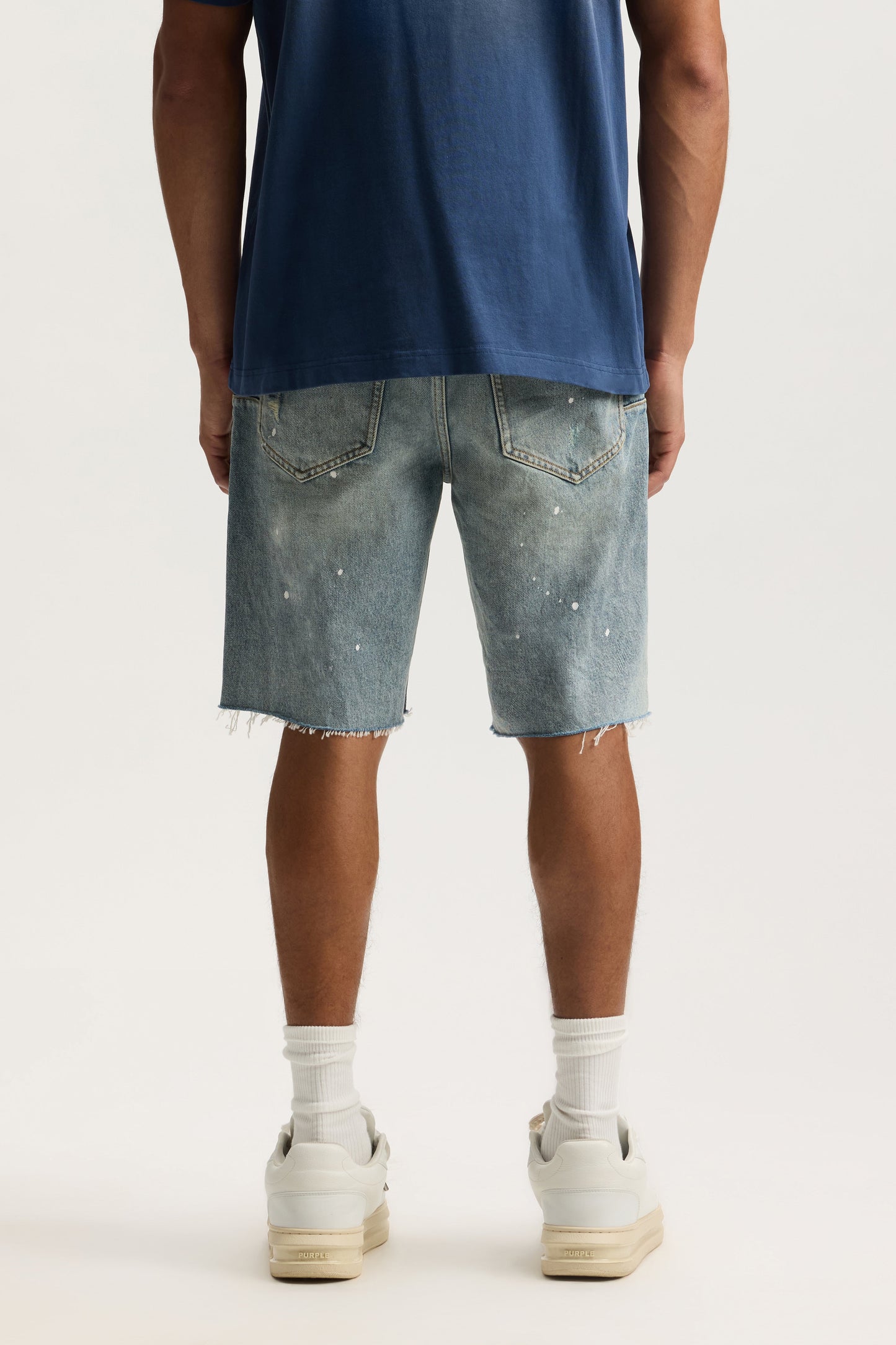P059 Painterly Rip Short