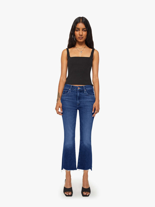 PETITES The Lil Insider Crop Step Fray - Off Limits