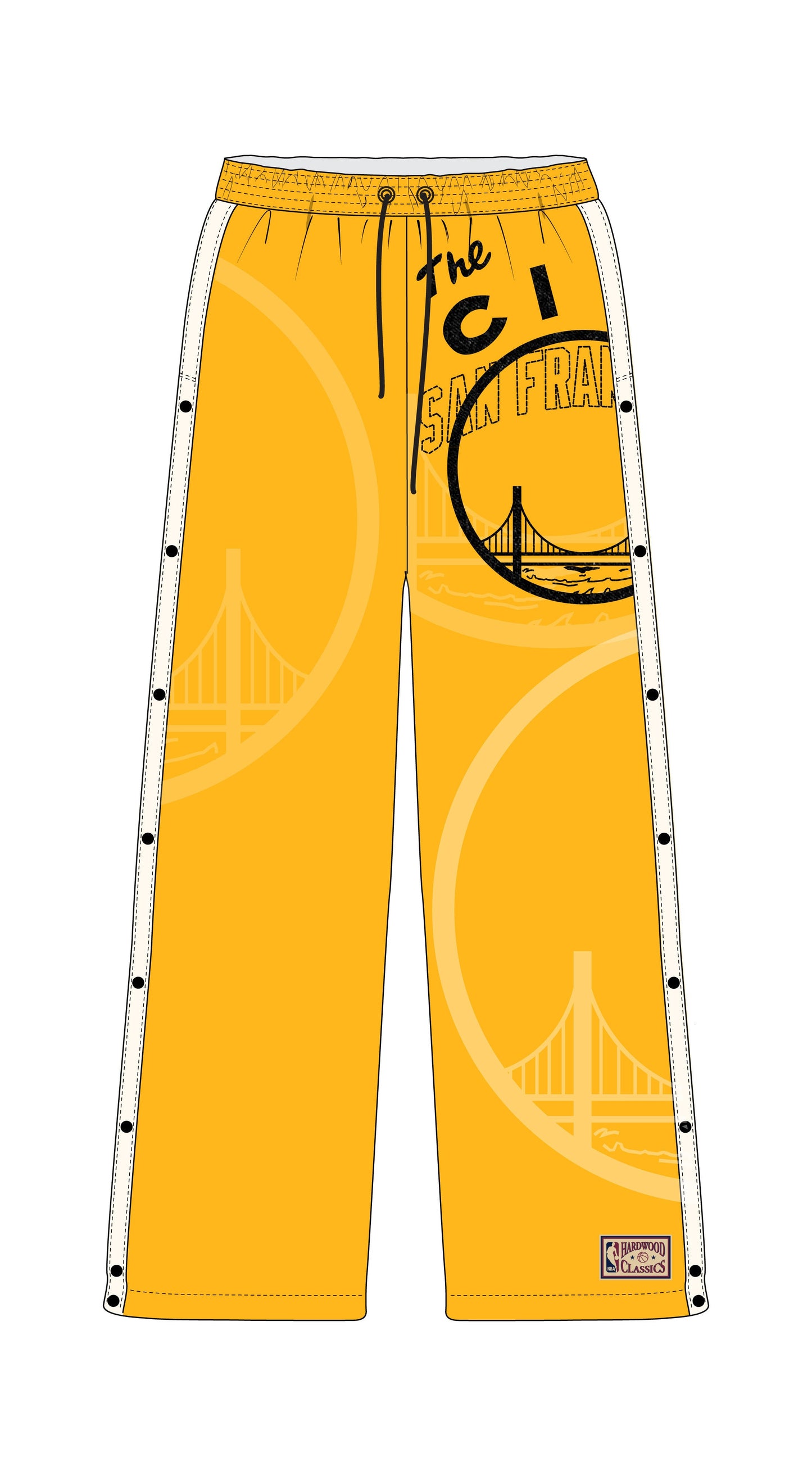 Warriors Snap Pants