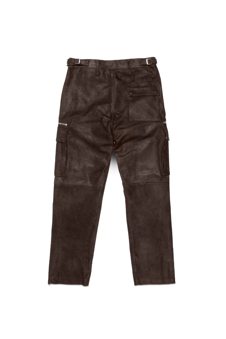 Suede Zip Cargo Pant