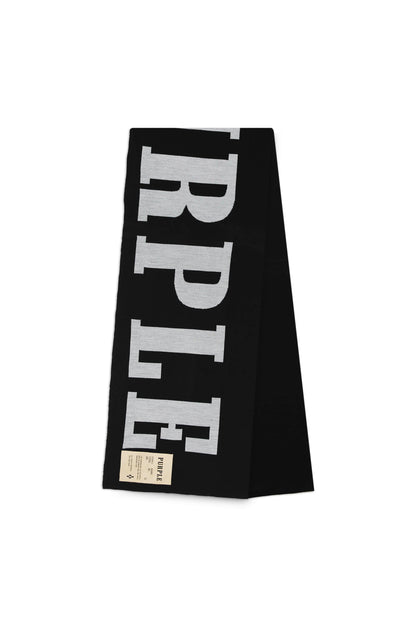 P905 SCARF - Exclusive Greyscale Oversized Logo