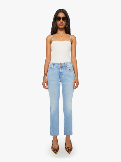 PETITES The Lil Mid Rise Dazzler Ankle Fray - Blessing In Disguise