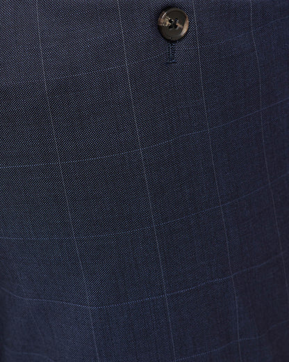 Auden Wool Stretch Check Suit Trousers