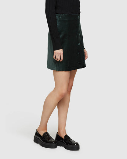 Anya Velvet Mini Skirt