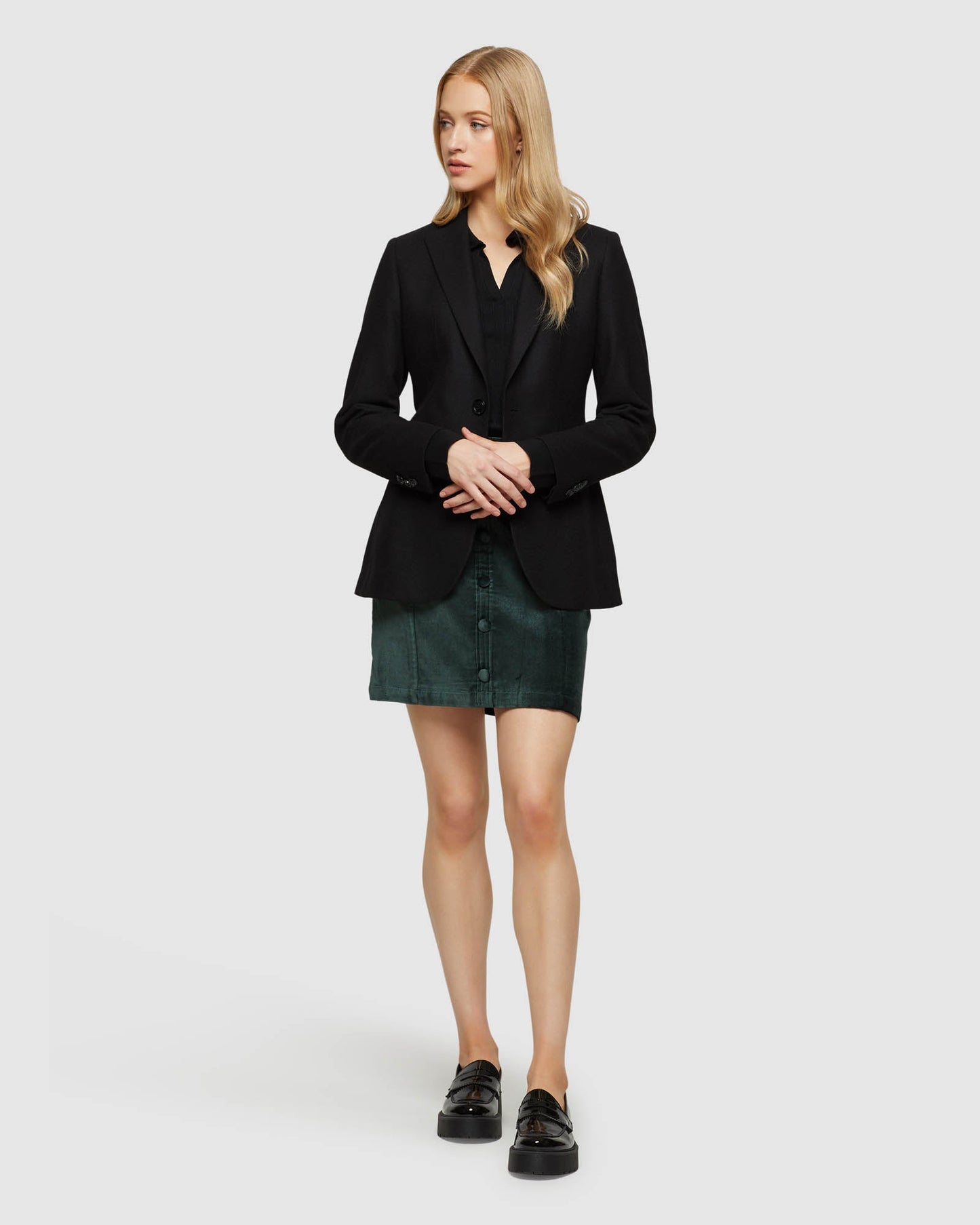 Anya Velvet Mini Skirt