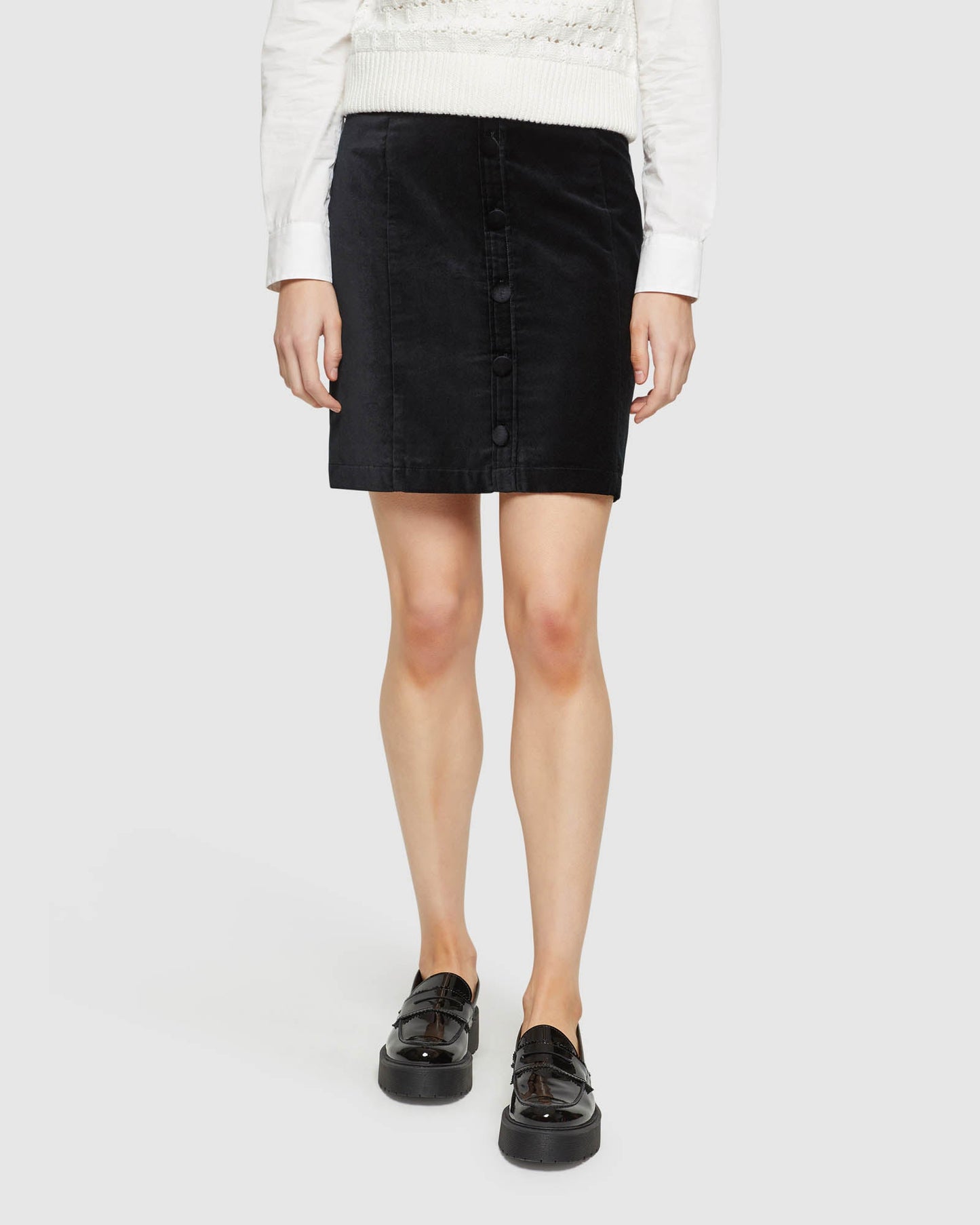 Anya Velvet Mini Skirt