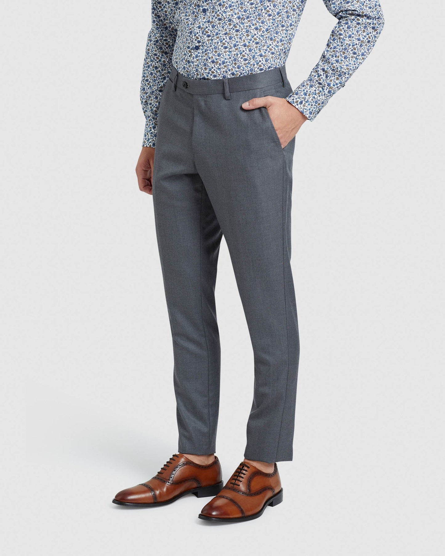 Byron Wool Stretch Suit Trousers