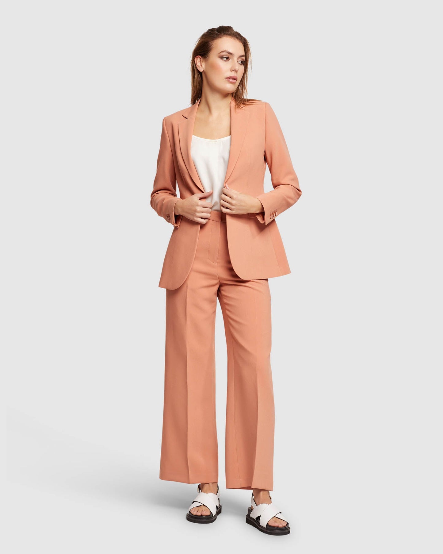 Lauren Eco Wide Leg Suit Pants