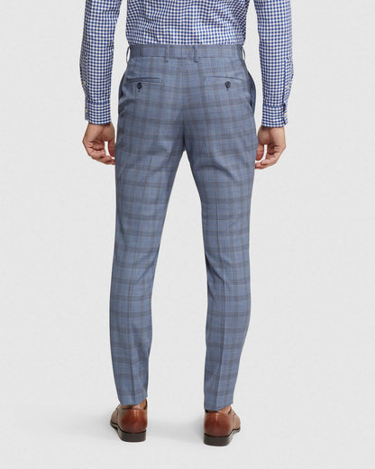 Hopkins Wool Checked Suit Trousers
