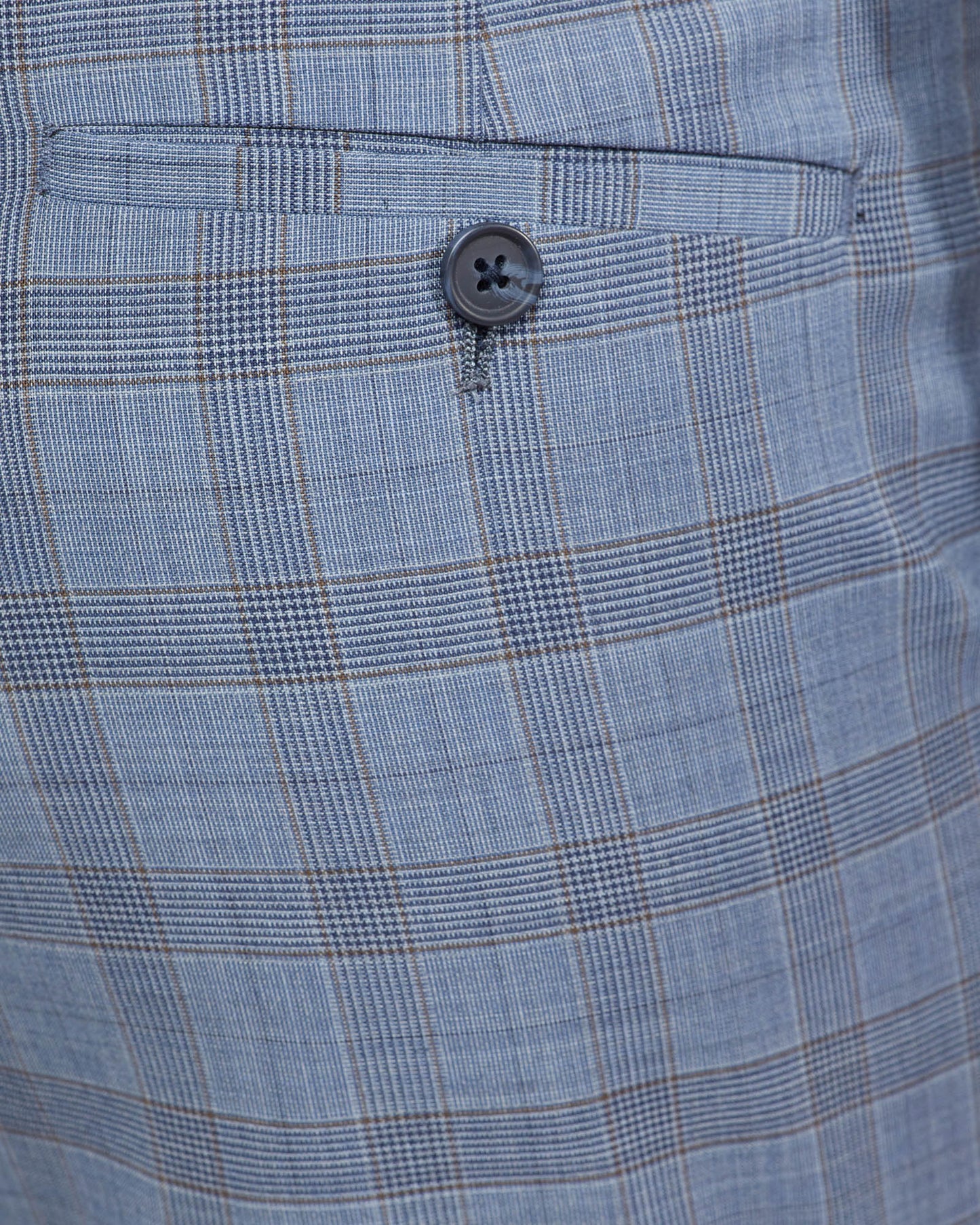 Hopkins Wool Checked Suit Trousers