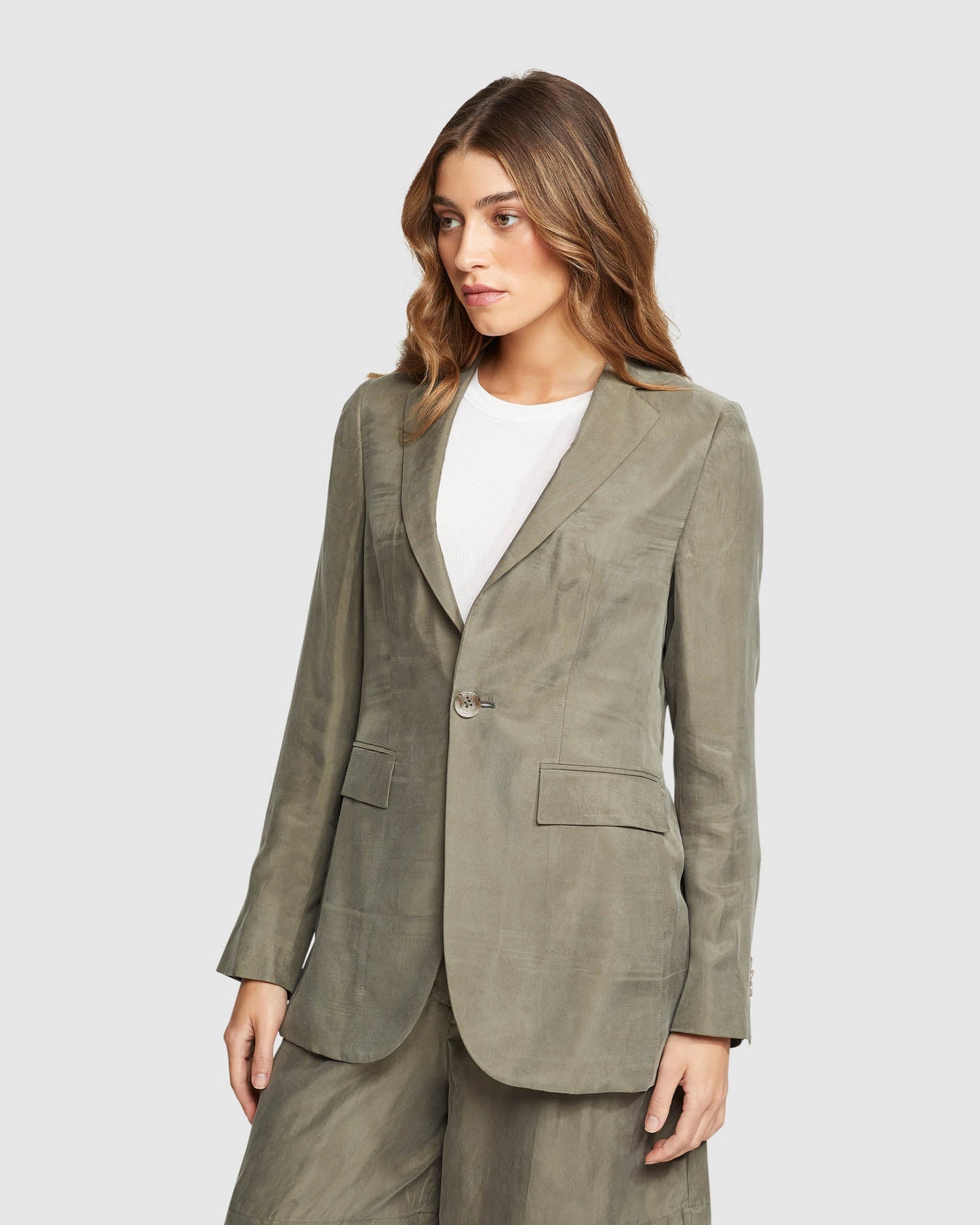 Lola Cupro Blend Blazer