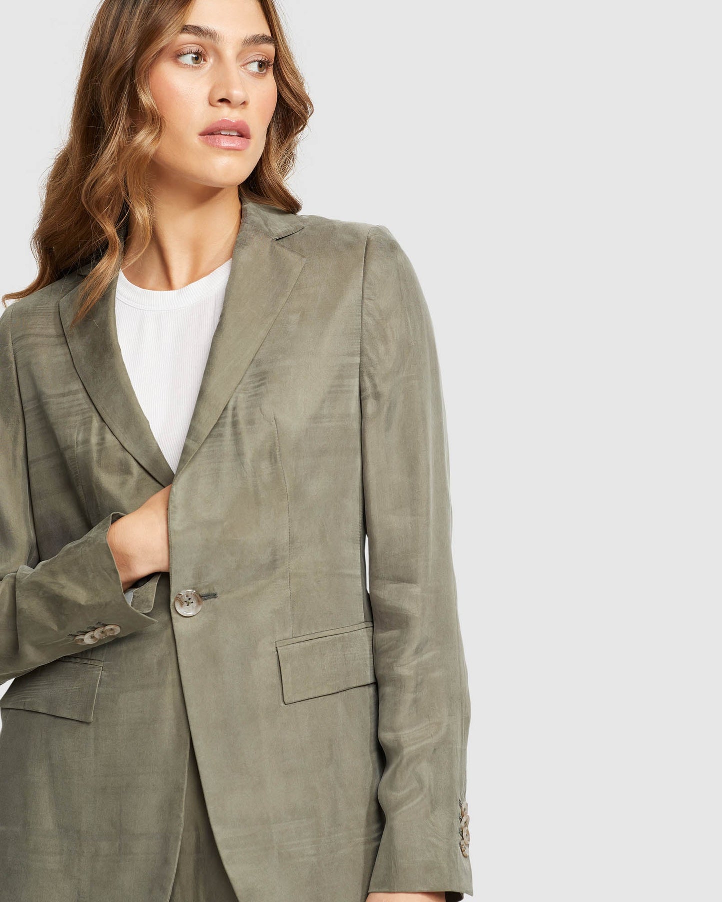 Lola Cupro Blend Blazer