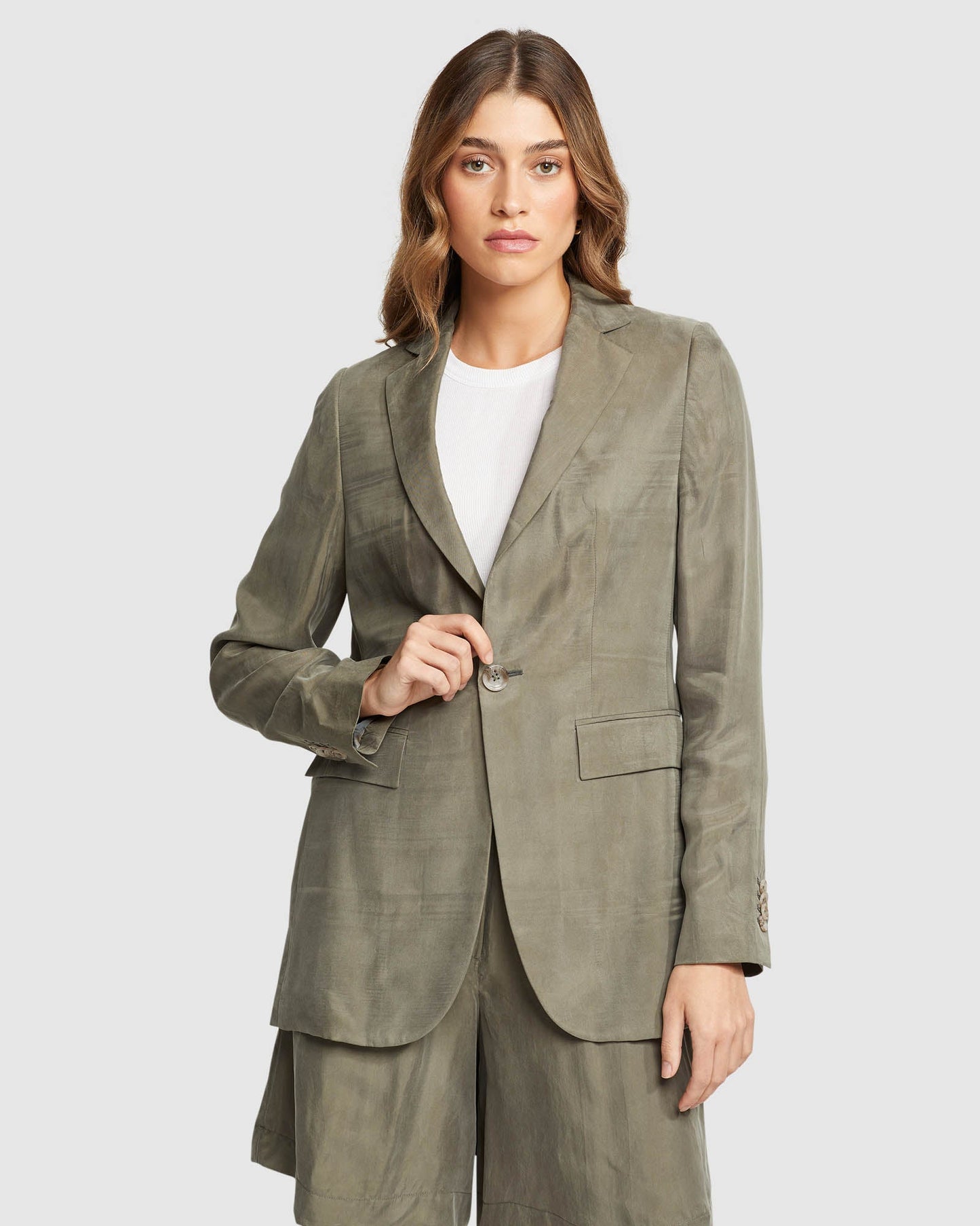 Lola Cupro Blend Blazer