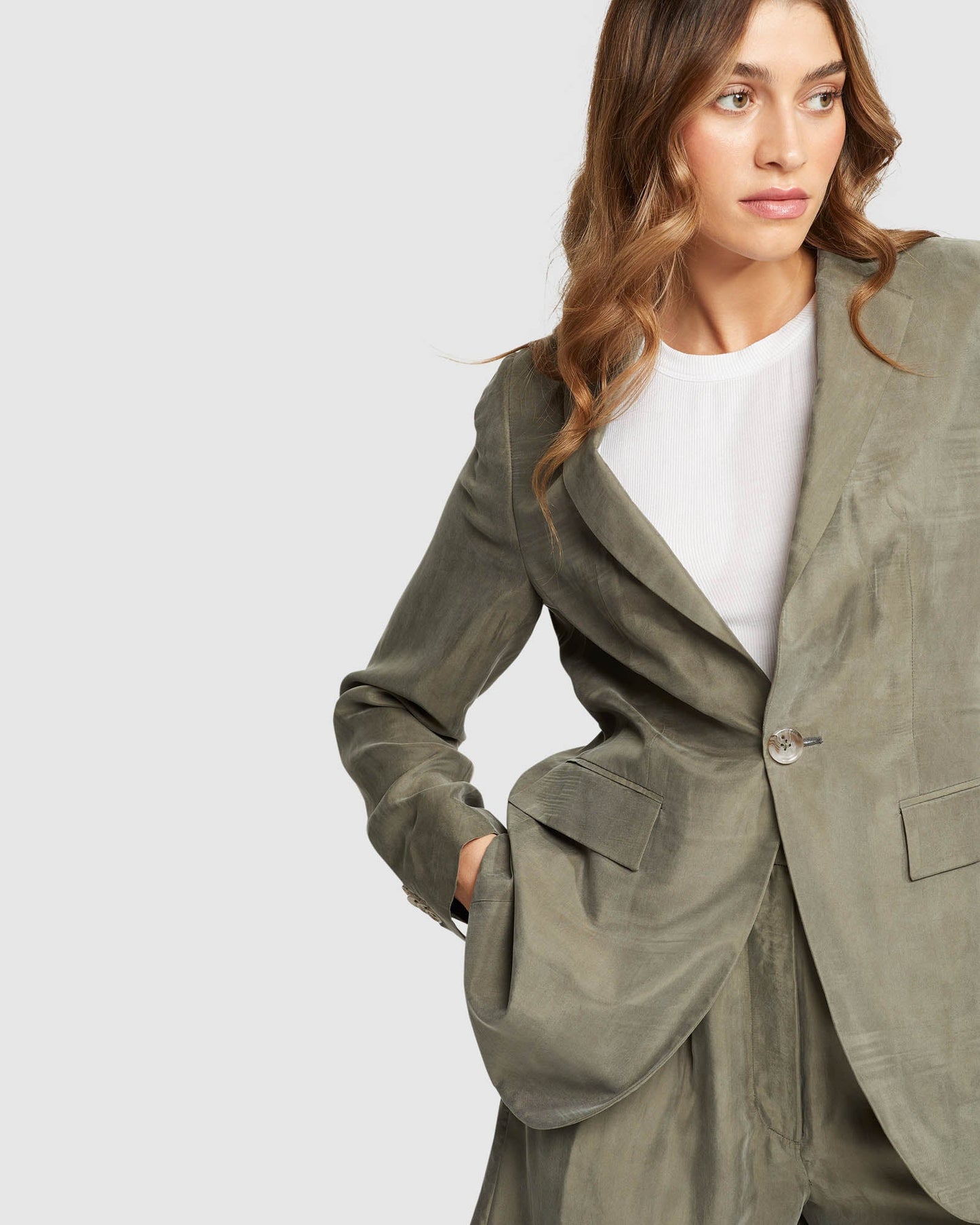 Lola Cupro Blend Blazer