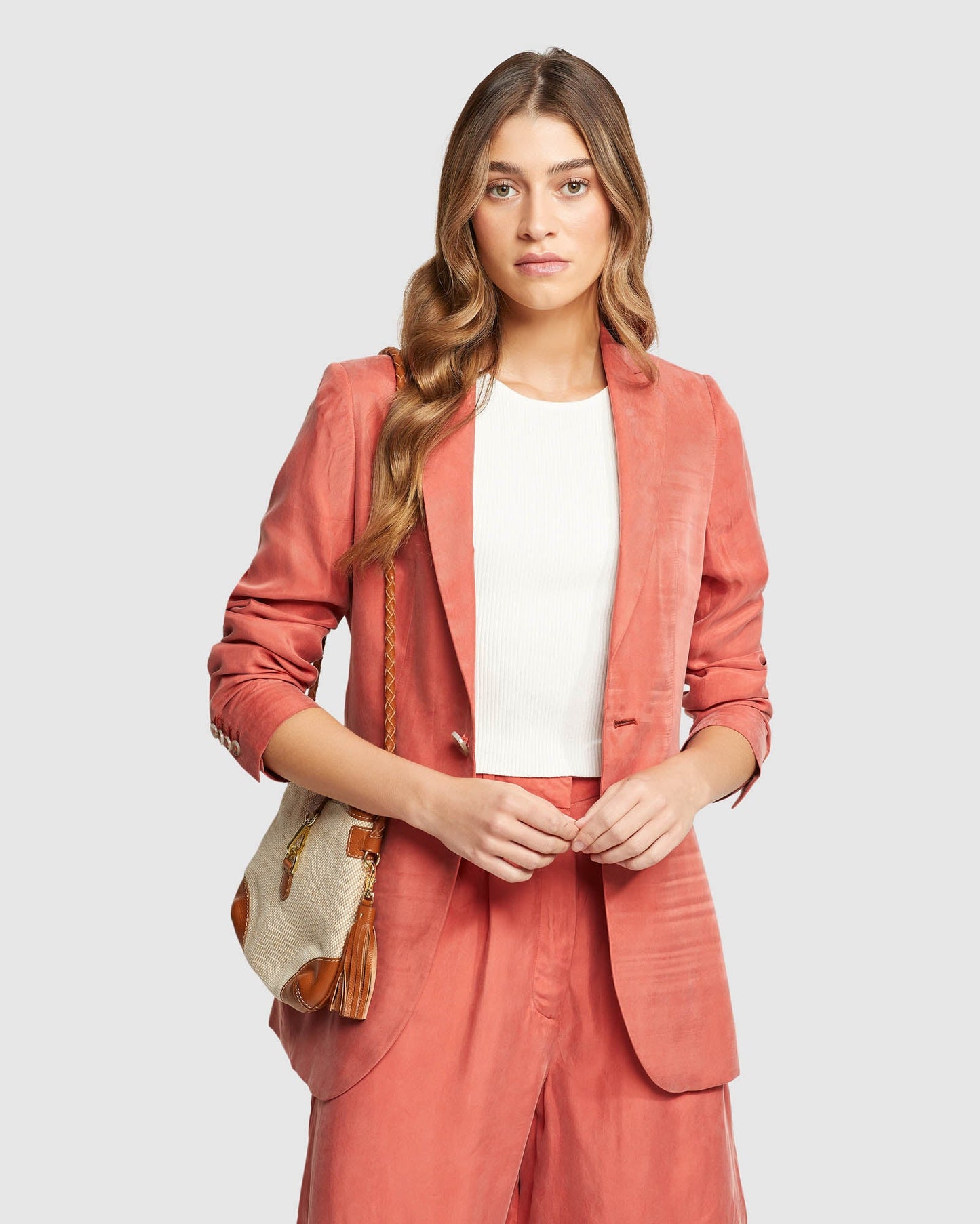 Lola Cupro Blend Blazer