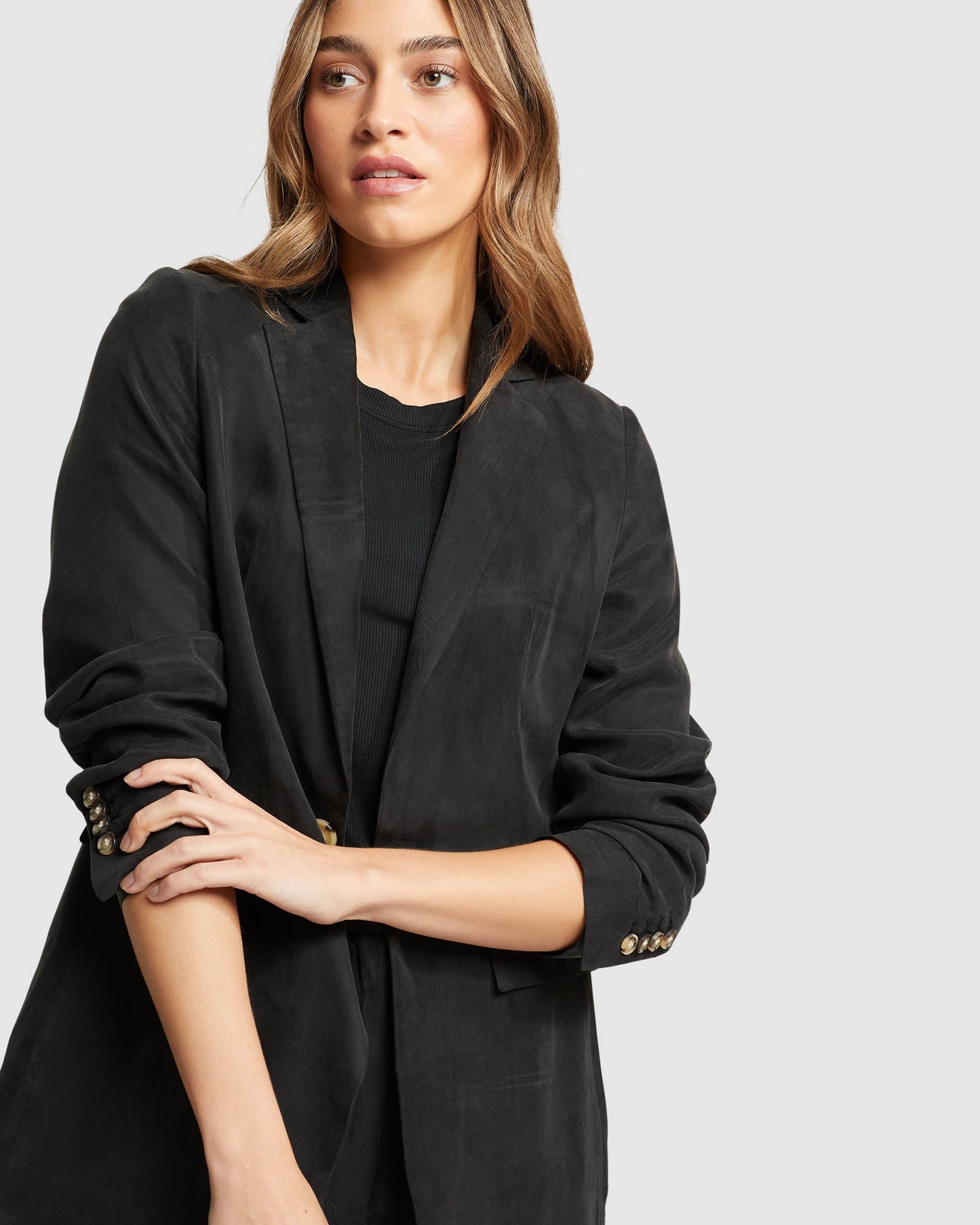 Lola Cupro Blend Blazer
