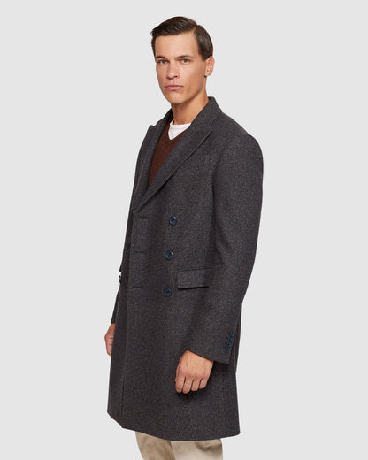Atticus Wool Rich Twill Overcoat