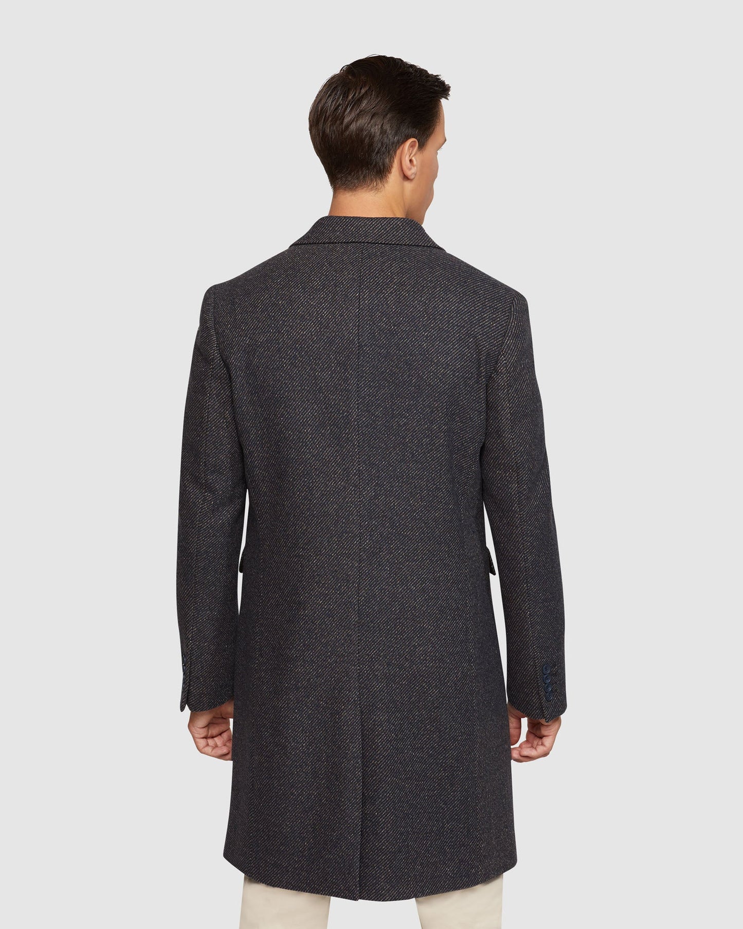 Atticus Wool Rich Twill Overcoat