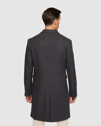 Atticus Wool Rich Twill Overcoat