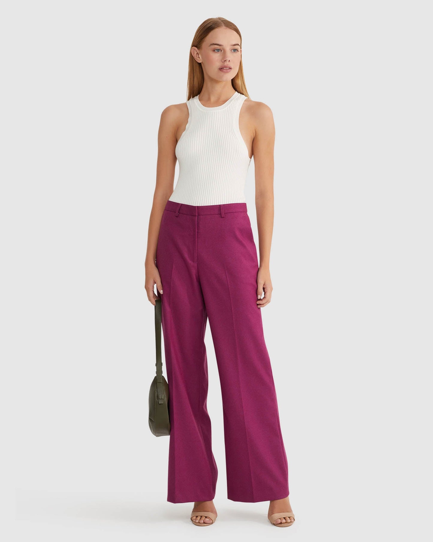 Lauren Eco Wide Leg Suit Pants