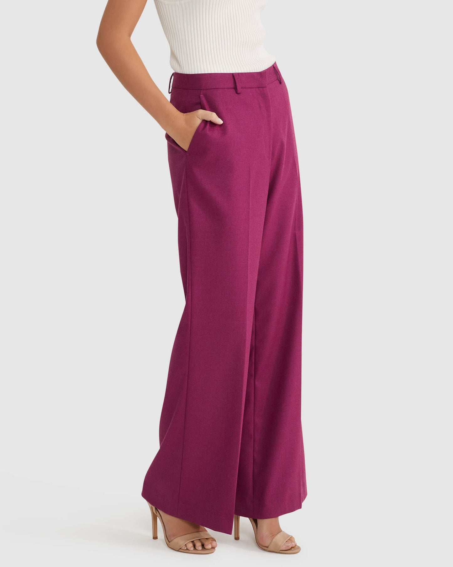 Lauren Eco Wide Leg Suit Pants