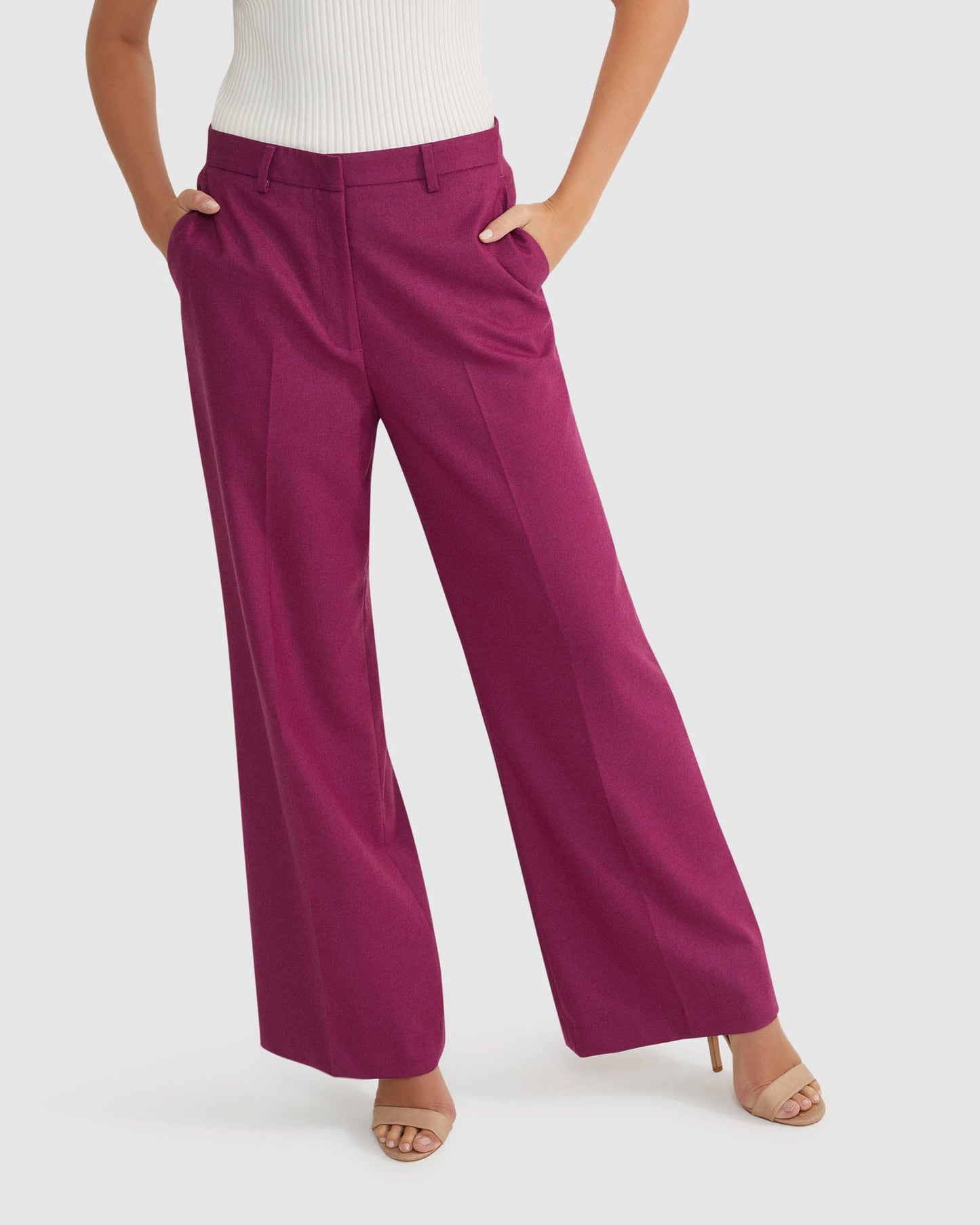 Lauren Eco Wide Leg Suit Pants