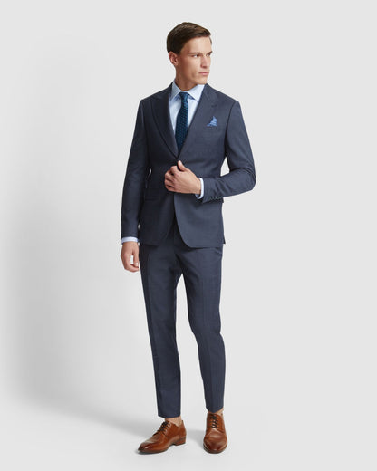 Byron Wool Suit Jacket With Peak Lapel