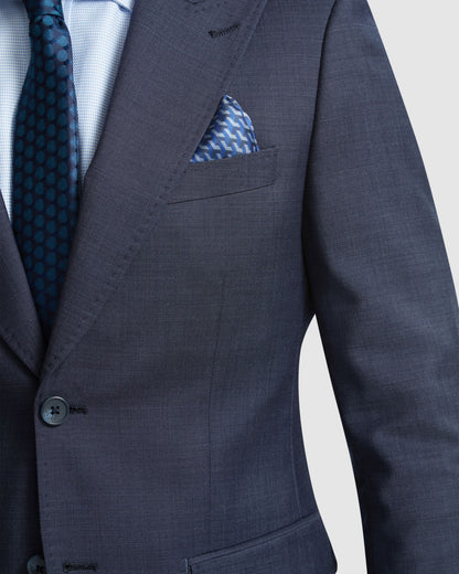 Byron Wool Suit Jacket With Peak Lapel