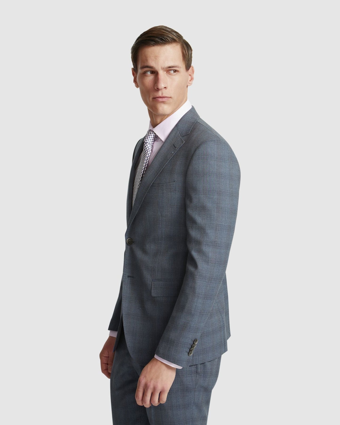 Auden Wool Check Suit Jacket