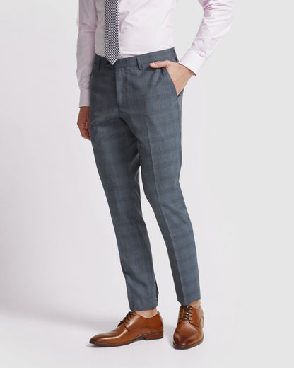 Auden Wool Check Suit Trousers