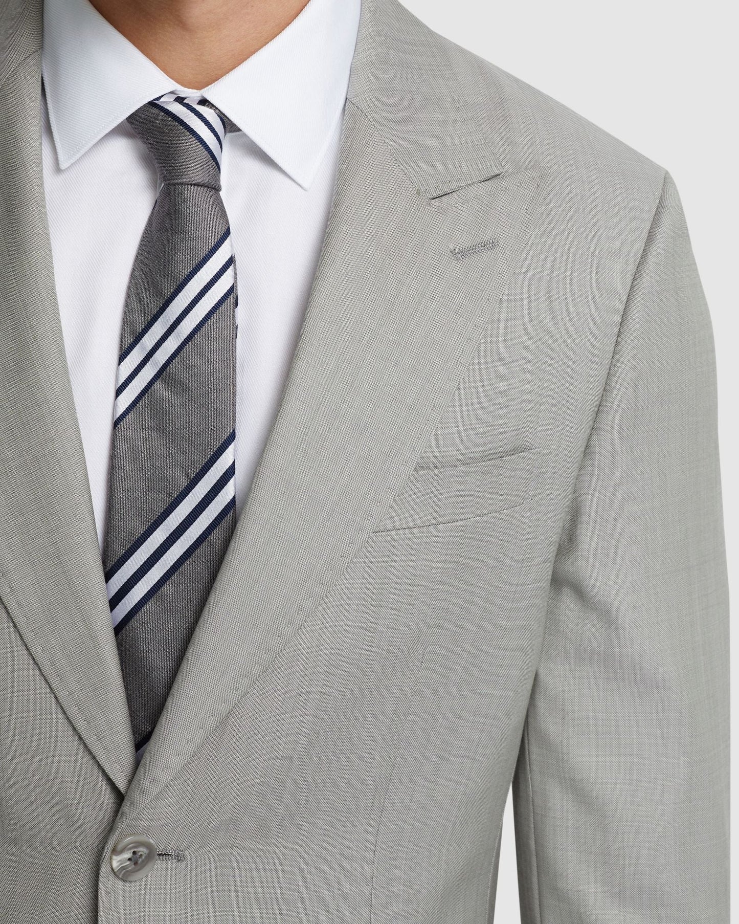 Byron Wool Suit Jacket With Peak Lapel