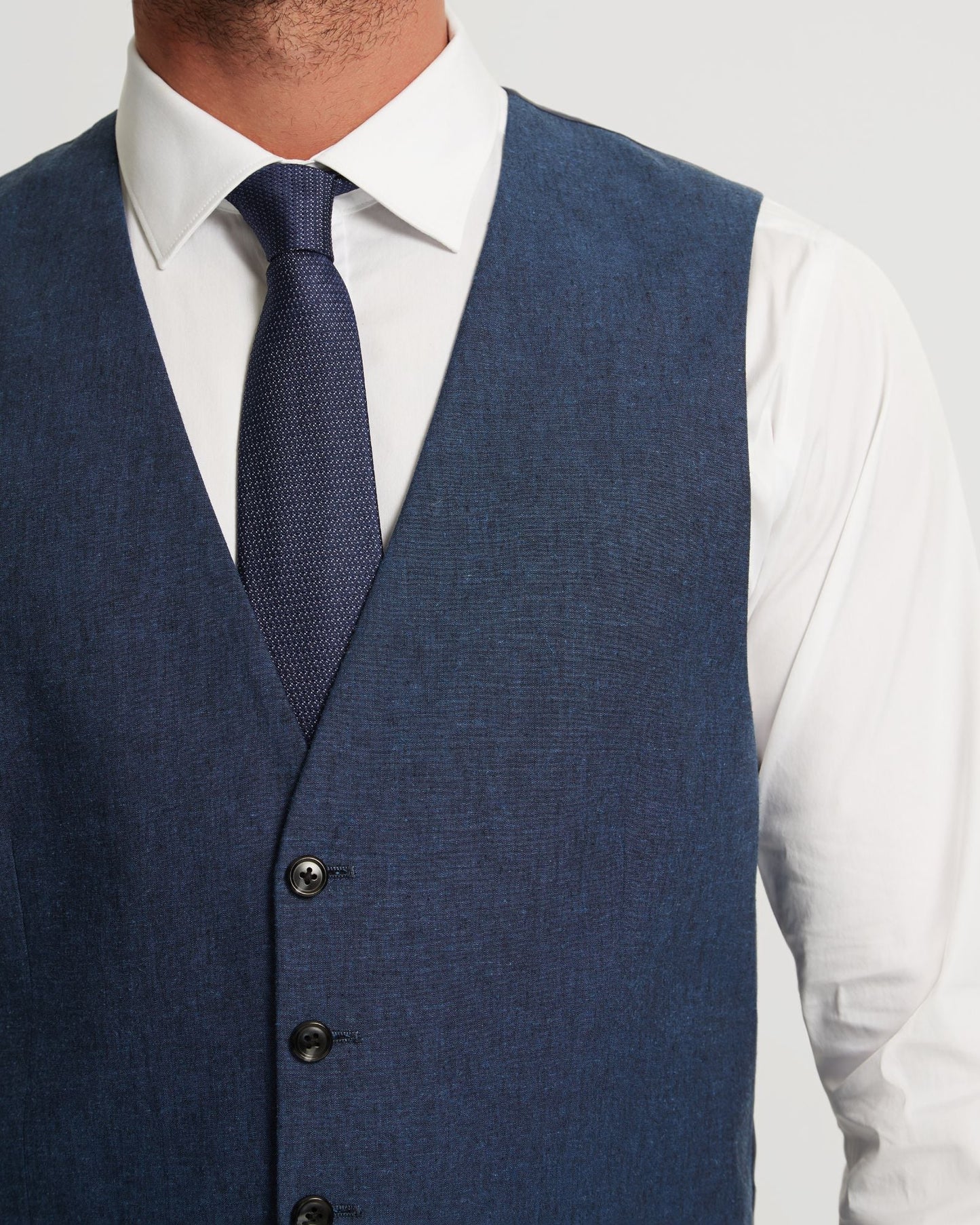 Butterworth Linen Blend Waistcoat