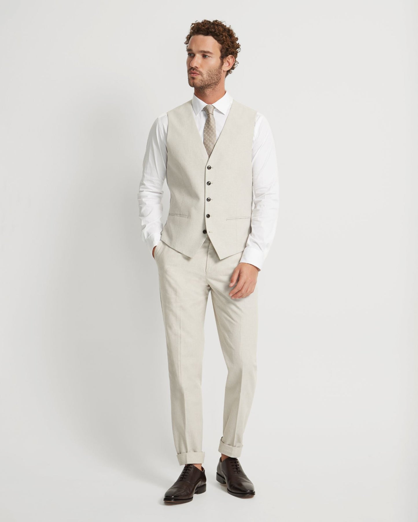 Butterworth Linen Blend Waistcoat