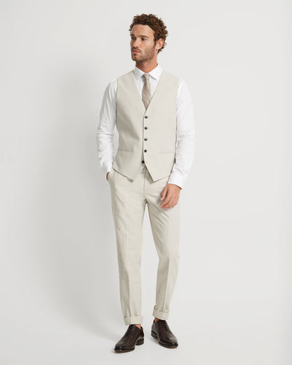 Butterworth Linen Blend Waistcoat